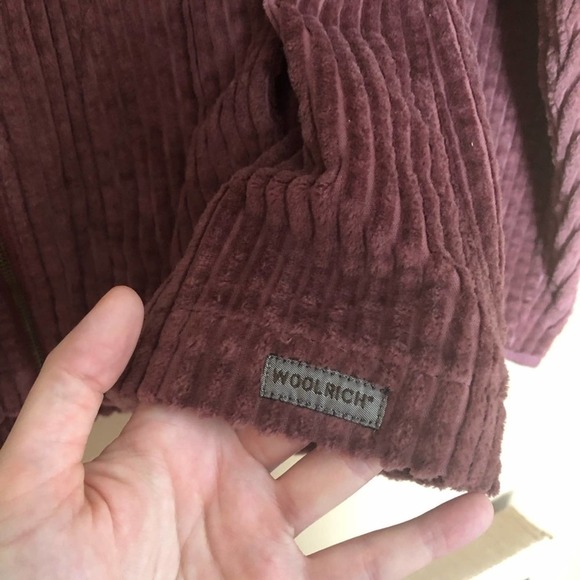 Woolrich Hazelberry Textured Track Jacket Size M - Picture 4 of 6